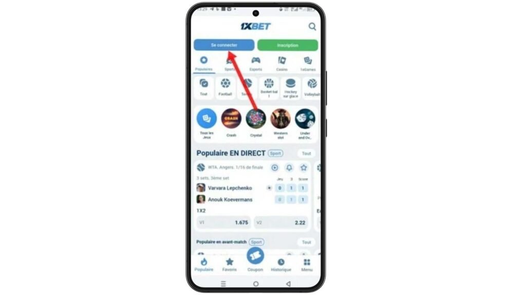 Dépot 1xbet - Connexion à 1xBet