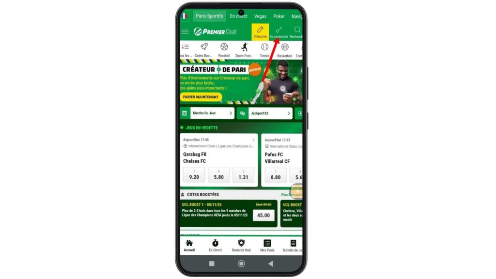 Étape 1 : Accéder au site officiel de Premier Bet