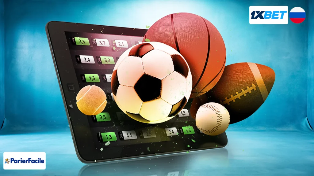 Les paris sur 1xbet russe apk