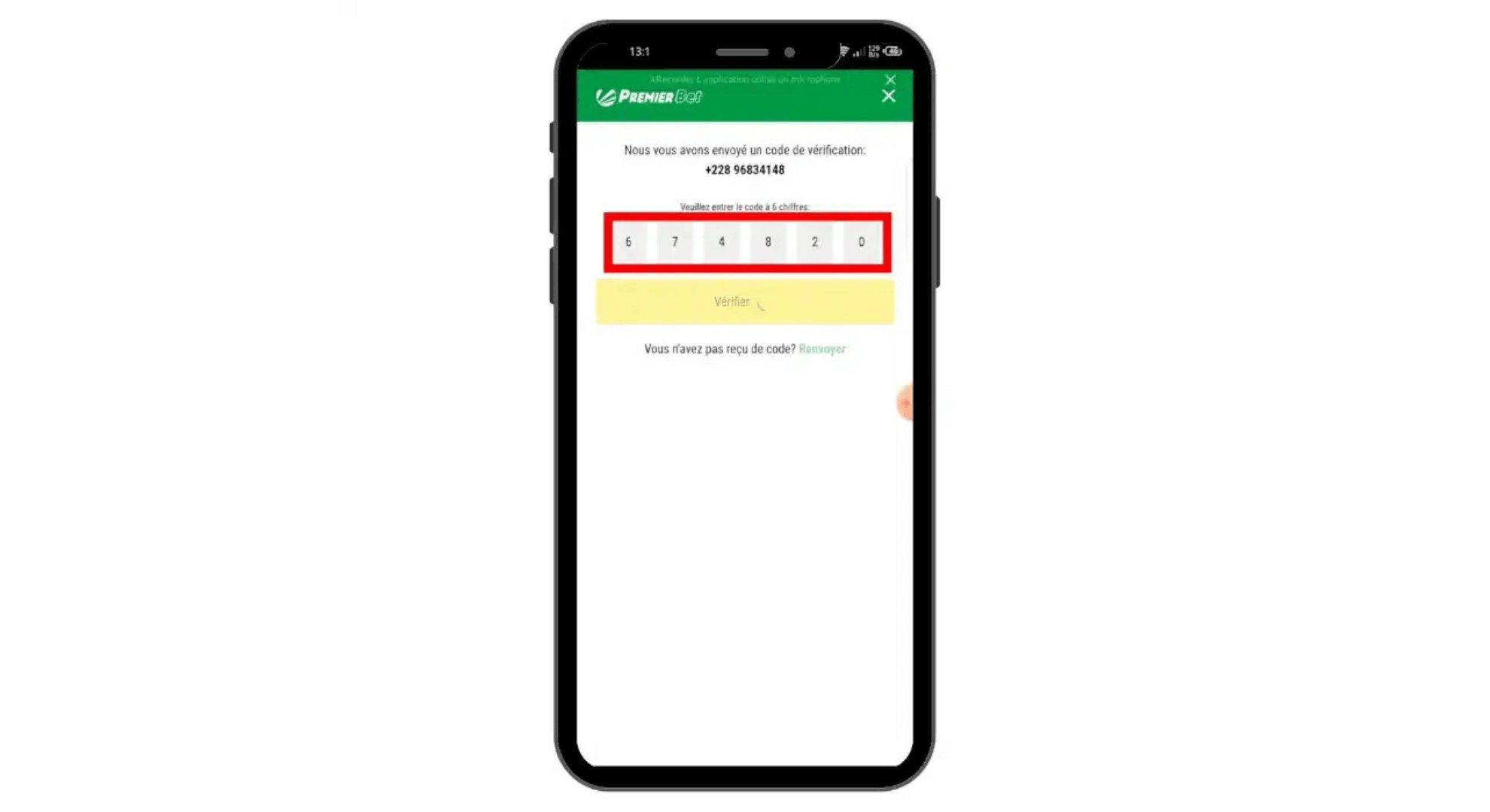Premier Bet EURO 2025 : Ne manquez pas notre grande raffle exclusive ! 12 Valider par SMS : Un code de confirmation est envoyé par SMS pour valider votre numéro.