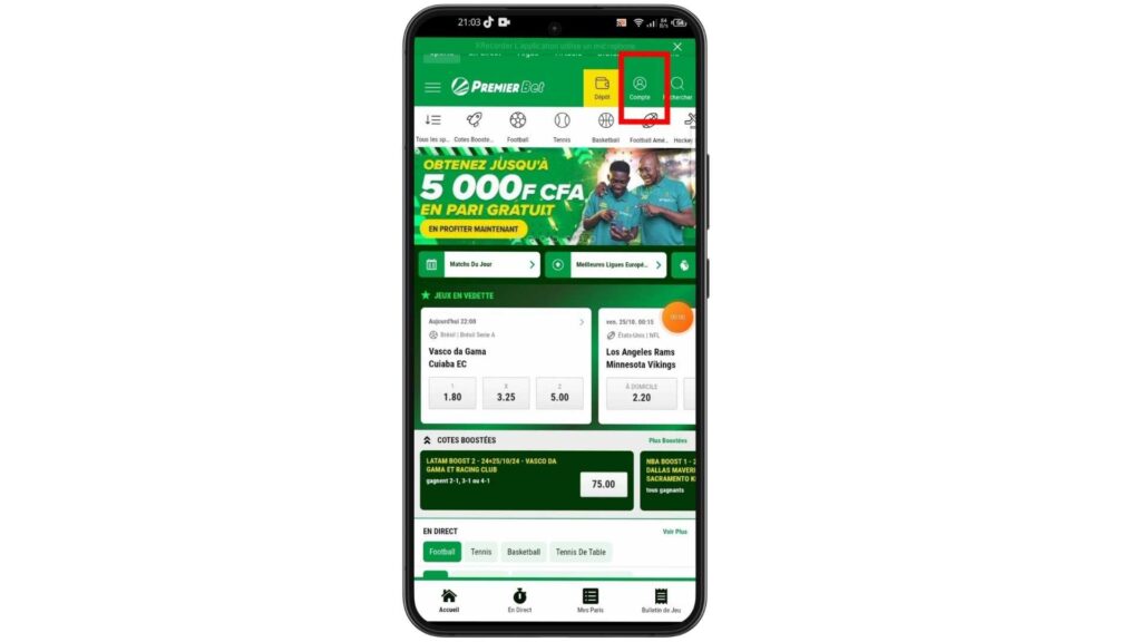 Étape 1 : Accédez à votre portefeuille