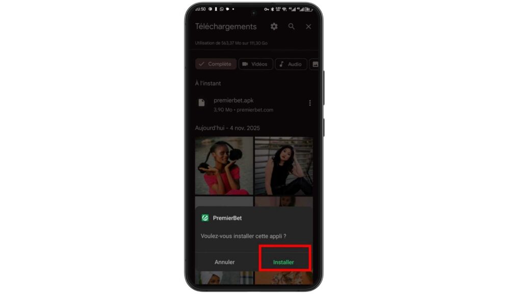 Premier Bet apk Etape 5 1
