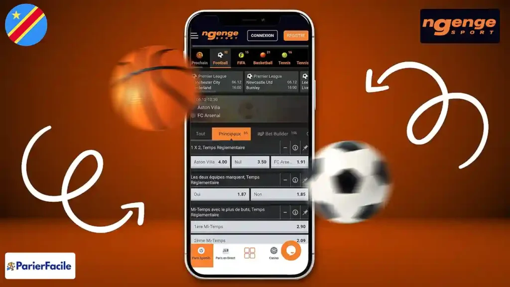 Comment parier après un Ngenge depôt en RDC ?