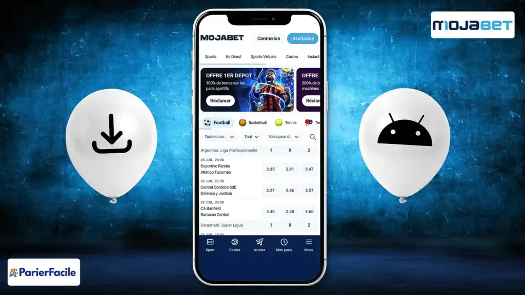 Comment télécharger l’Application mobile Mojabet APK
