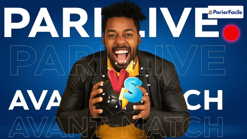 Comprendre la différence entre pari live et pari avant-match