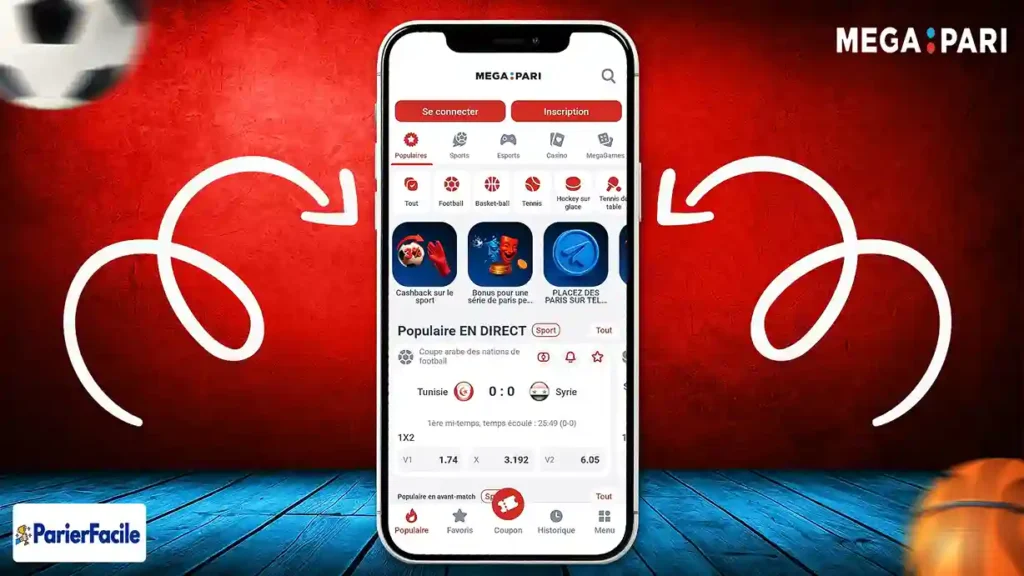 MegaPari : bonus de bienvenue de 200 % pour le Sport