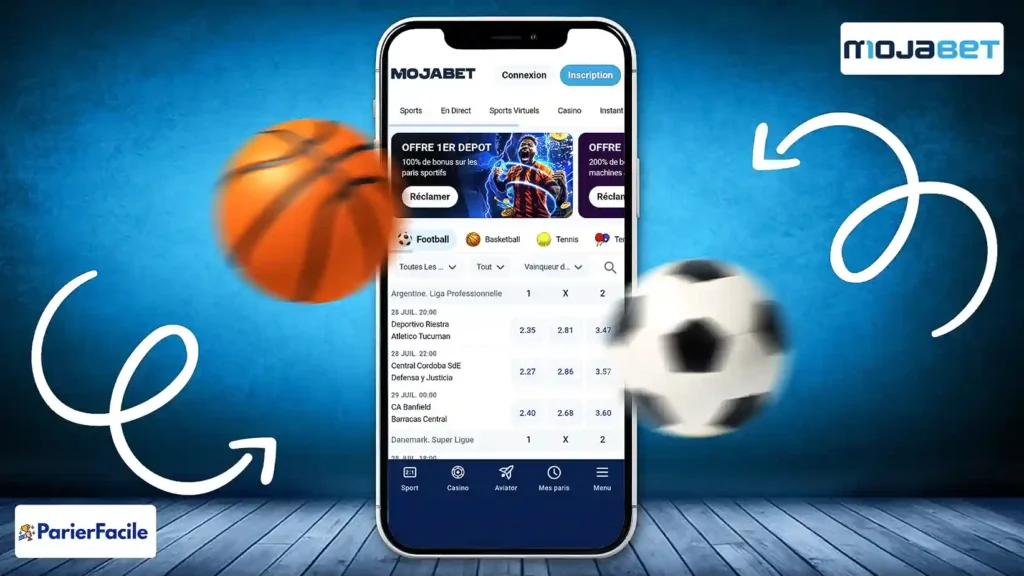 Comment placer un pari sportif sur Mojabet ?