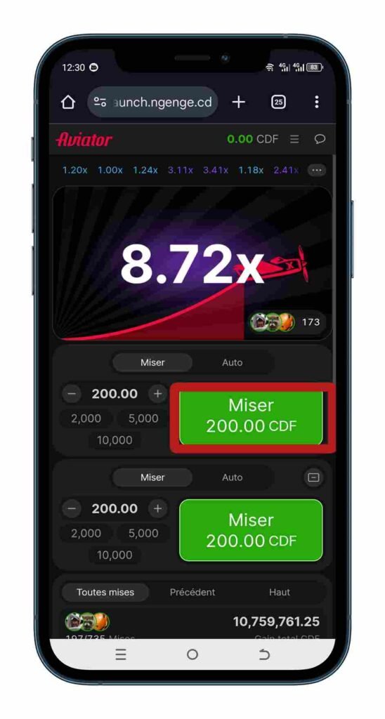 Placer et vérifier votre ticket ngenge