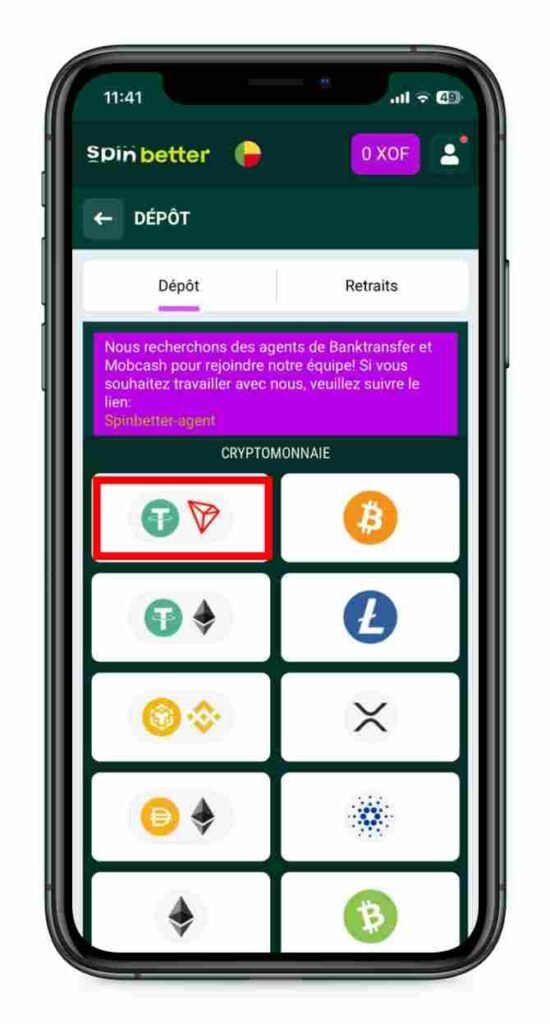 Choisissez votre méthode de paiement
